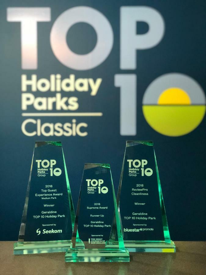 Geraldine Top 10 Holiday Park Exteriör bild